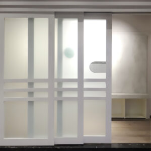 مکانیزم ترکیبی چوبی DW2 تک درب ثابت و دو درب متحرك با عرض حداکثر ۳۶۰فانتونی