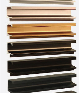 دسـتگیره پروفیلی G فرم 4/8 متری نوک مدادی پودری فانتونی کد L057