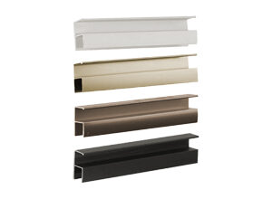 دسـتگیره پروفیلی H فرم 3 متری سرامیکی نانو ضدخش سیلور سوپر مات آنودایز فانتونی کد L244