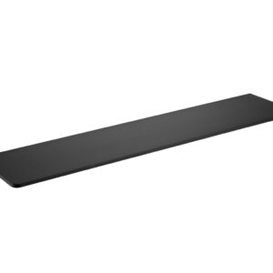 شلف حمام یک طبقه چسبی رنگ مشکی مات سری F کد S056