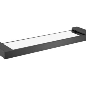 شلف حمام یک طبقه ترکیبی پیچی رنگ مشکی مات سری G کد S065