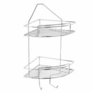 کنج حمام دو طبقه آویز استیل-آهیل کد AS924 آدلان