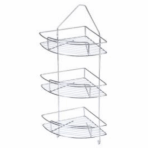 کنج حمام سه طبقه آویز استیل- آهیل2کد AS925 آدلان