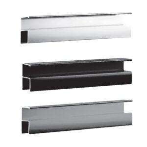 دستگیره پروفیلی H فرم رنگ سفید پودری طول 4800mm