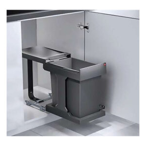 سطل چندمنظوره توکار متصل به کف هایلو(Hailo) مدل سولو جهت یونیت 400mmکد3636001