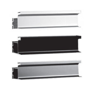 دستگیره پروفیلی L فرم کمدی سفید پودری طول 2400mm
