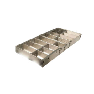جای قاشق و چنگال استیل جهت یونیت عرض 450mm
