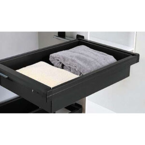 سبد فلزی ریلی رنگ مشکی ایتالین عرض 900mm
