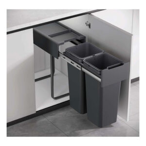 سطل چند منظوره توکار متصل به کف تک سطلی فانتونی (Fantoni) جهت یونیت عرض 300mm