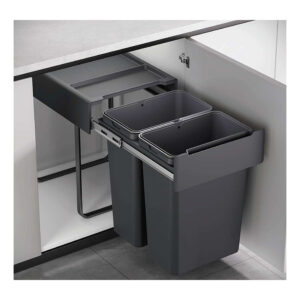 سطل چندمنظوره توکار متصل به کف دو سطلی فانتونی (Fantoni) جهت یونیت 400mm