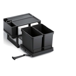 سطل چند منظوره توکارمتصل به کف دو سطلی فانتونی (FANTONI) جهت یونیت عرض mm600