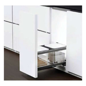 سطل ریلی جای برنج و حبوبات توکار فانتونی (Fantoni) جهت یونیت عرض 350mm