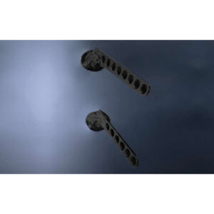 هولدر هنگر زاویه متغیر 8 سوراخ رنگ مشکی عرض 360mm