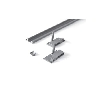 لوازم اینر ریل اسلیم با براکت شیشه جلو و ارتفاع 106mm