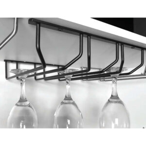 رک دو ریلی جای گیلاس زیر کابین هوایی رنگ مشکی