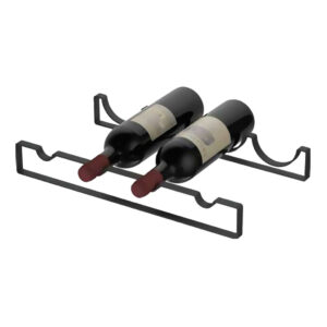 رک فلت جای بطری کفی رنگ مشکی عرض 450mm