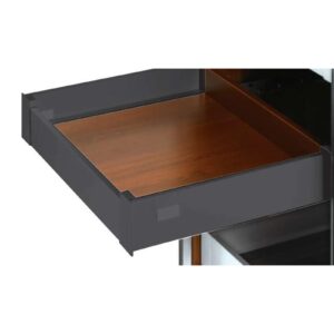 ریل بدنه دار دبل باکس اسلیم اینر 40kg نوک مدادی با فرانت آلومینیوم ارتفاع 110mm عمق 350mm