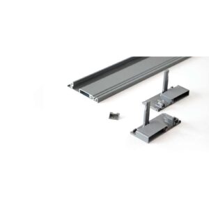 لوازم اینر ریل دبل باکس اسلیم با فرانت آلومینیوم و ارتفاع 110mm