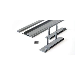 لوازم اینر ریل دبل باکس اسلیم با فرانت آلومینیوم و ارتفاع 192mm